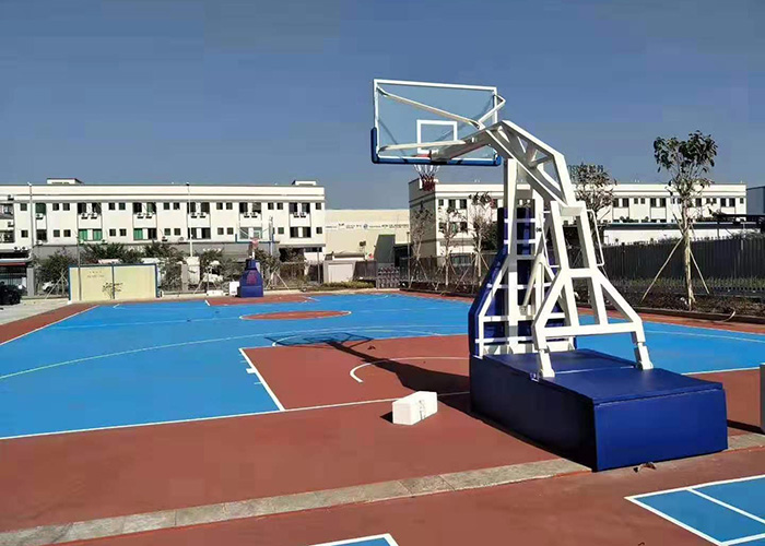 彈簧折疊籃球架