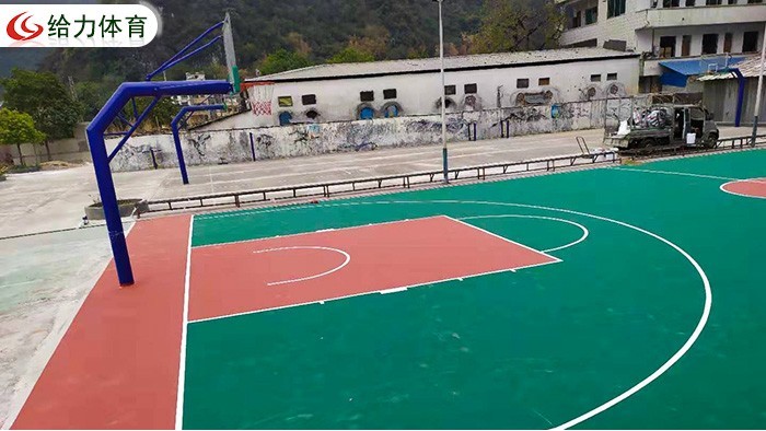 彩色籃球場(chǎng)造價(jià)