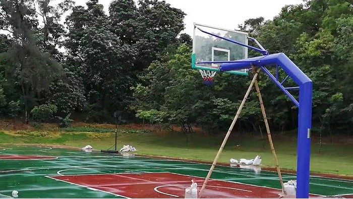 固定籃球架