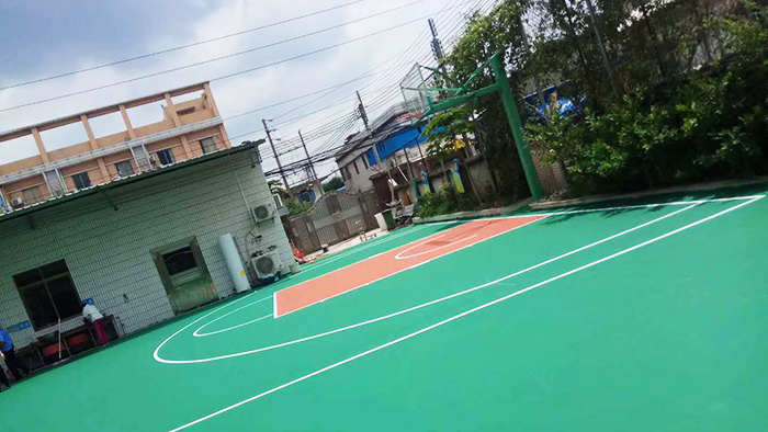 給力體育器材丙烯酸球場施工工藝