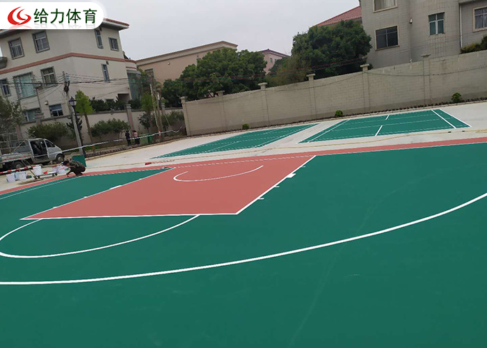 彩色籃球場(chǎng)造價(jià)
